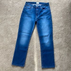 Hudson Blair High Rise Straight Crop Jeans Size 27